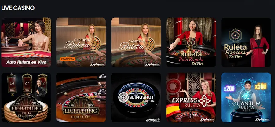 Swift Casino juegos